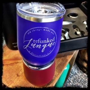 Refunked junque wine tumbler