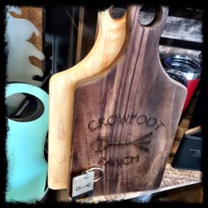 crowfoot ranch cutting board